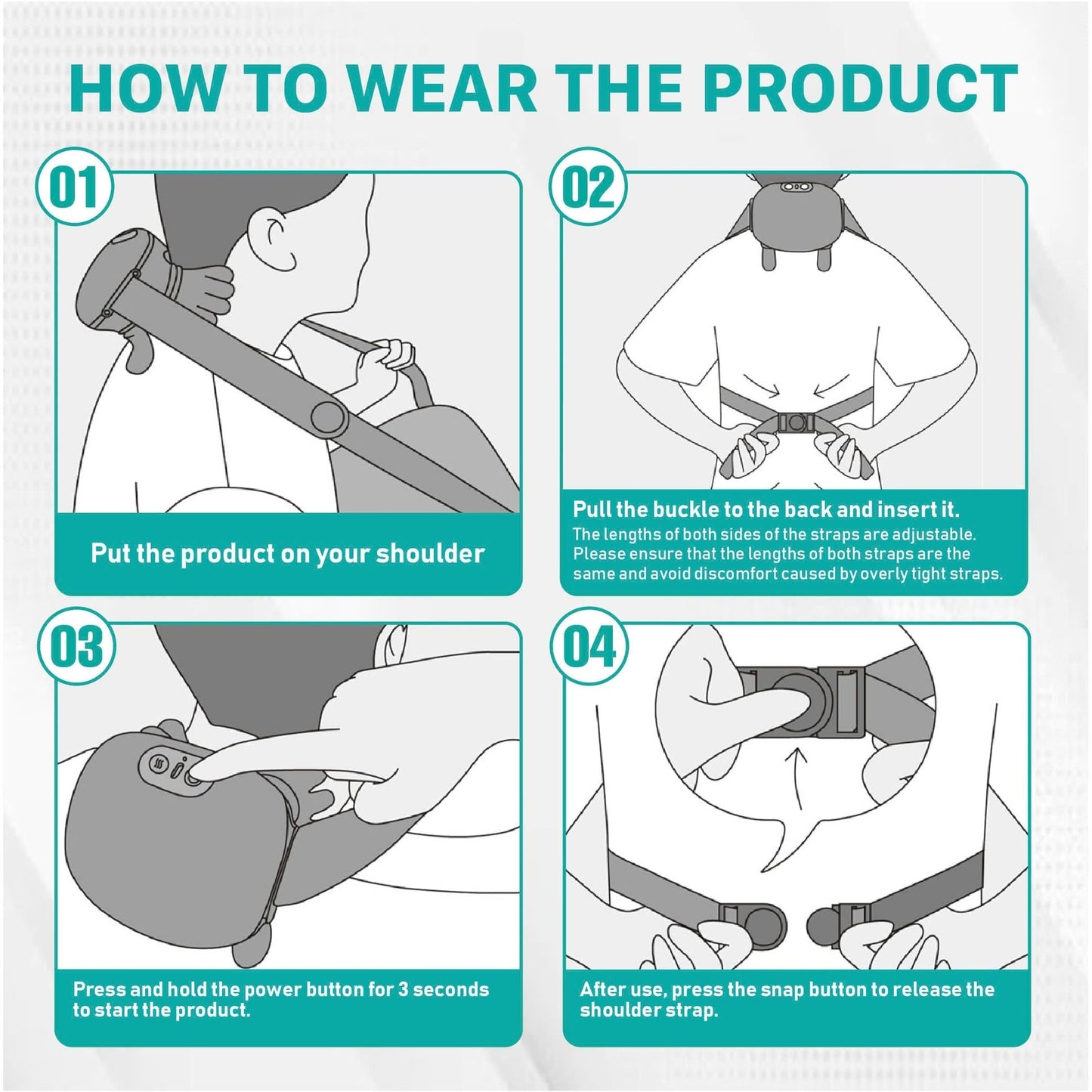 Flex Vibe™ Bionic Hand Neck & -Shoulder Massager