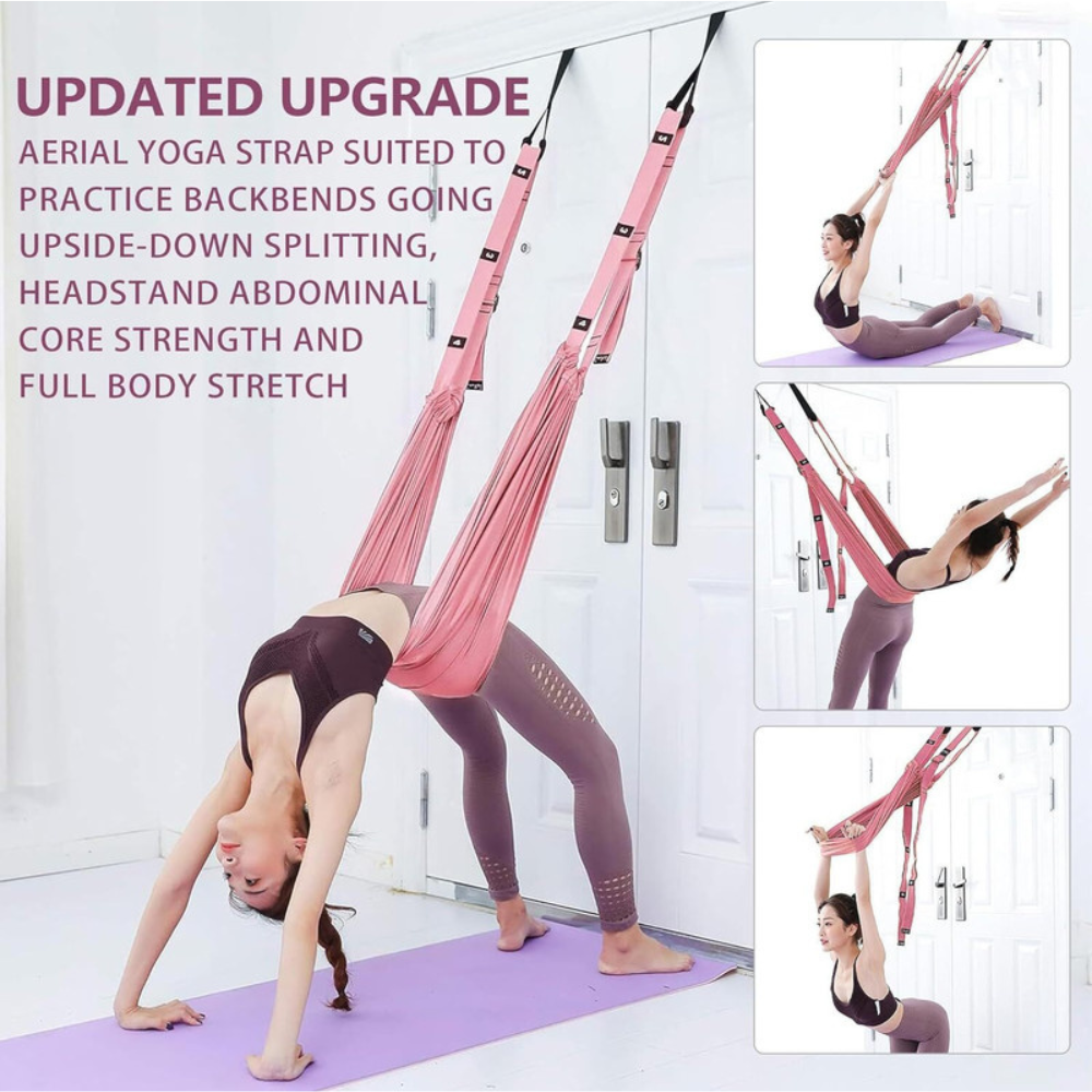 Yoga Stretch Strap for Flexibility & Fitness – Cotton Nylon