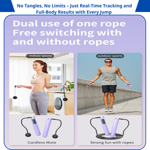 Smart Jump Rope with Counter for Fitness & Weight Loss