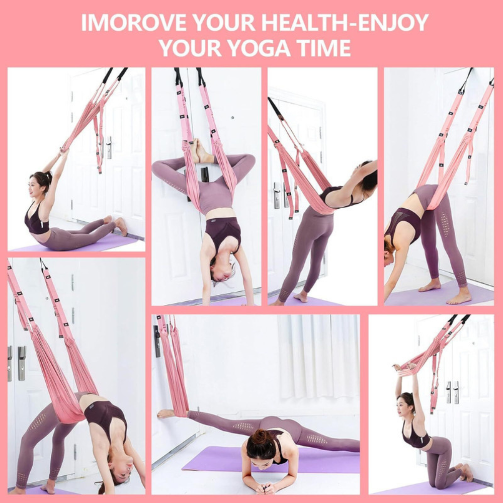 Yoga Stretch Strap for Flexibility & Fitness – Cotton Nylon