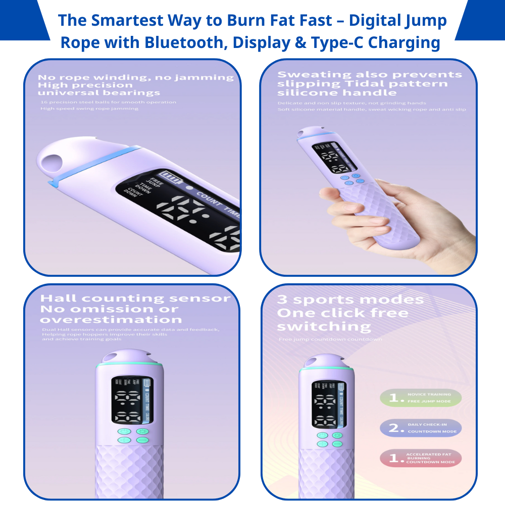 Smart Jump Rope with Counter for Fitness & Weight Loss