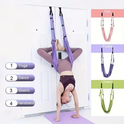 Yoga Stretch Strap for Flexibility & Fitness – Cotton Nylon