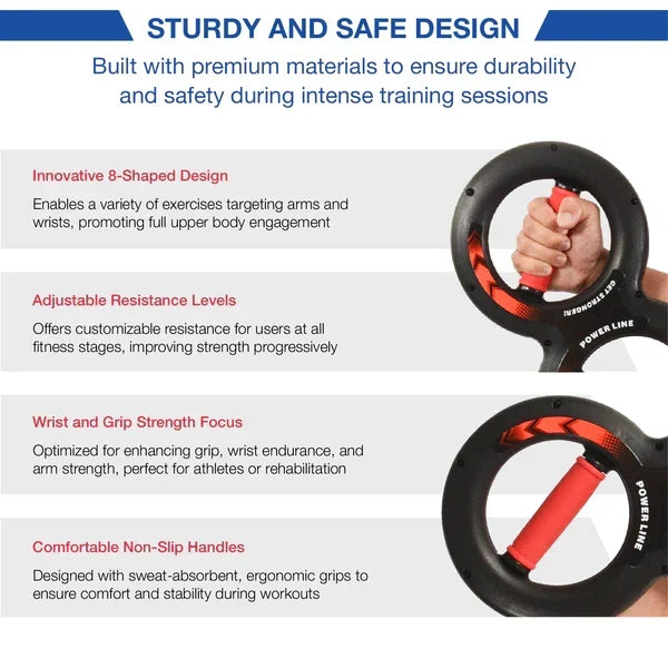 Adjustable Hand Grip Strength Trainer – Forearm, Wrist & Arm Exerciser