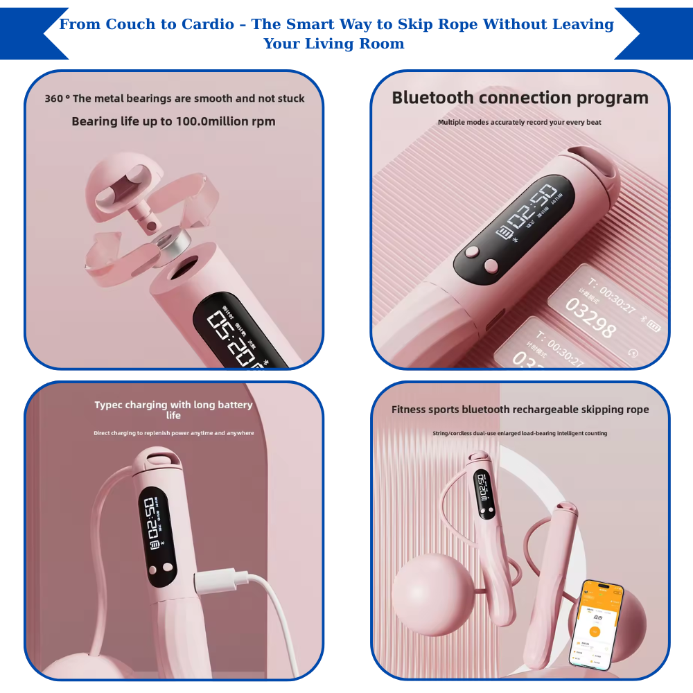 Smart Jump Rope with Counter for Fitness & Weight Loss