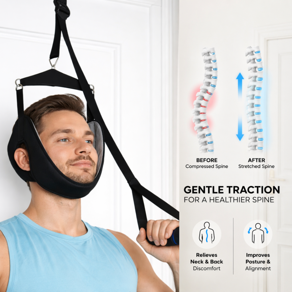Cervical Neck Stretcher – Home Traction Device for Neck Pain Relief