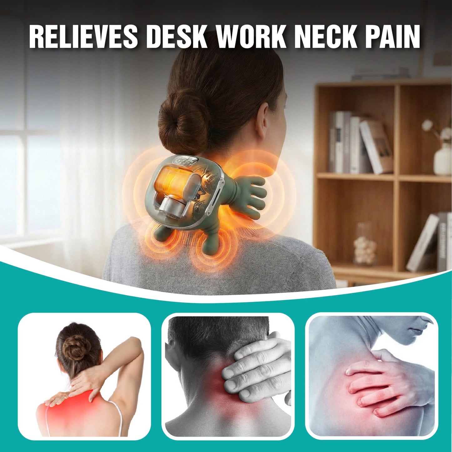Flex Vibe™ Bionic Hand Neck & -Shoulder Massager