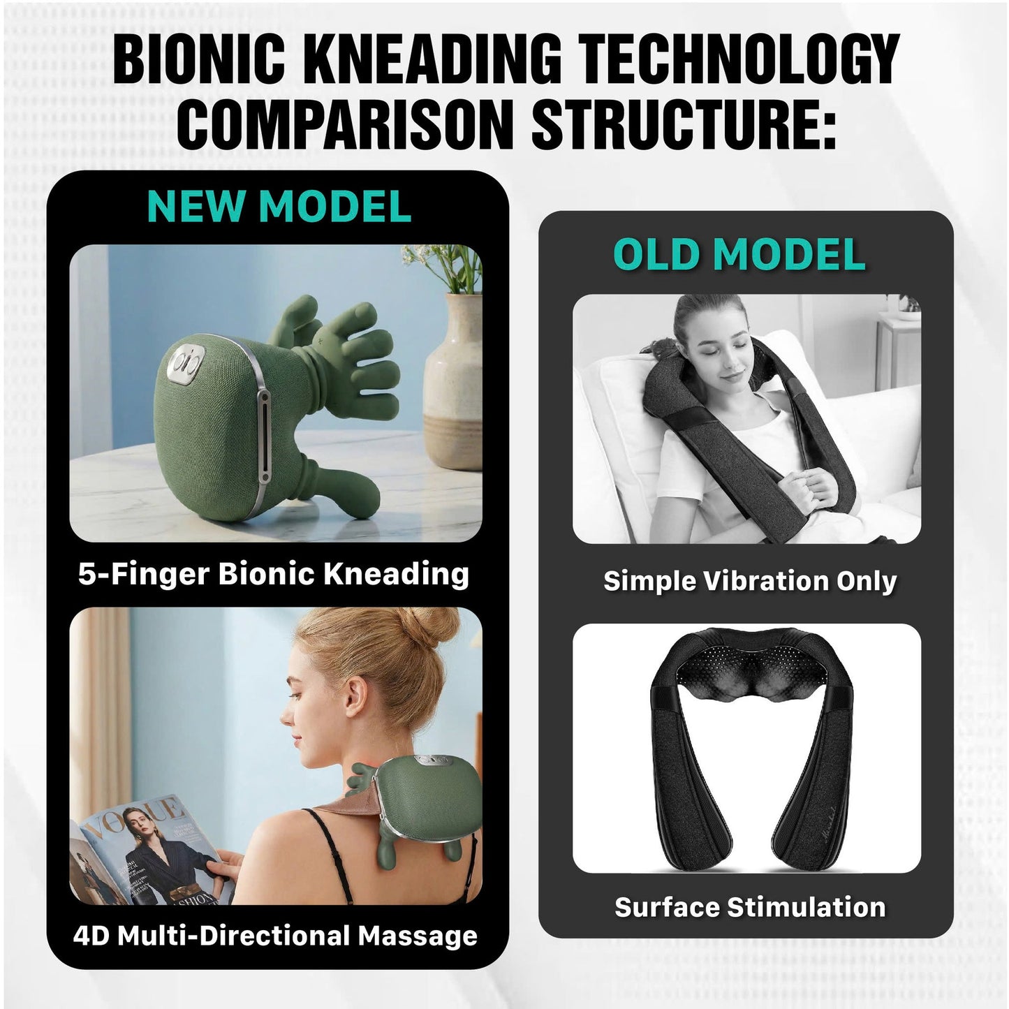 Flex Vibe™ Bionic Hand Neck & -Shoulder Massager