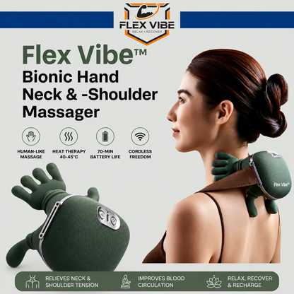 Flex Vibe™ Bionic Hand Neck & -Shoulder Massager